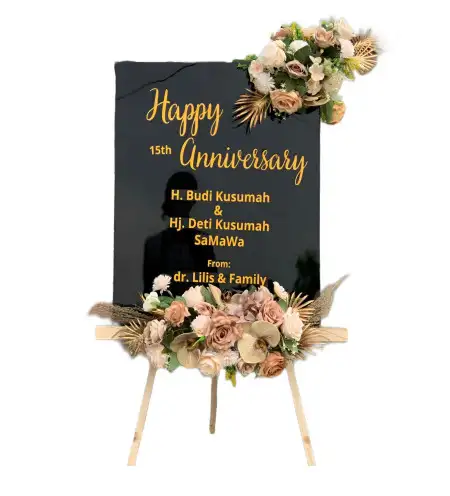 Papan Bunga Akrilik Coblong